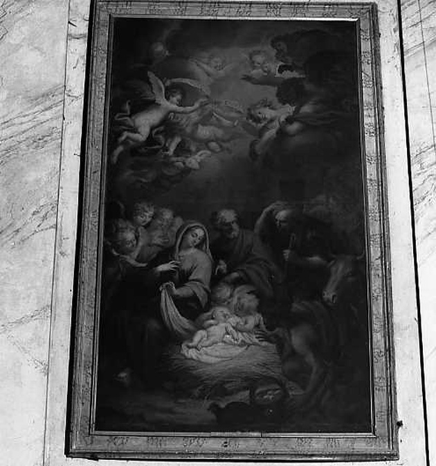 natività di Gesù (dipinto, opera isolata) di Badaracco Giuseppe detto Sordo (prima metà sec. XVII)