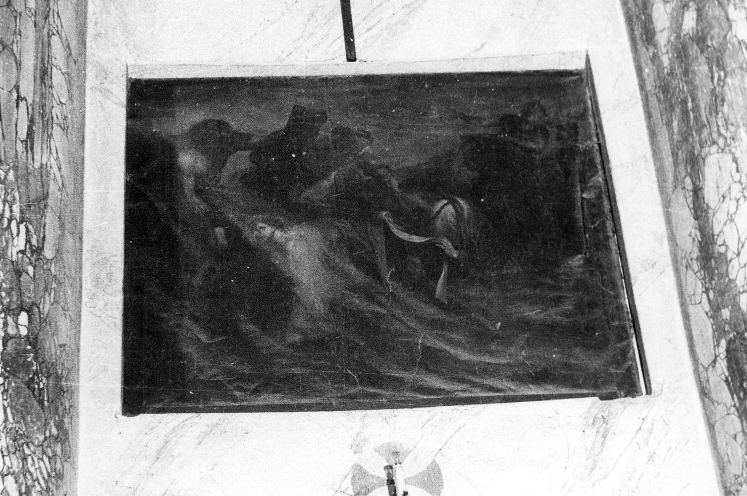 stazioni della Via Crucis (dipinto, opera isolata) di Brusco Paolo Gerolamo detto Bruschetto (secc. XVIII/ XIX)