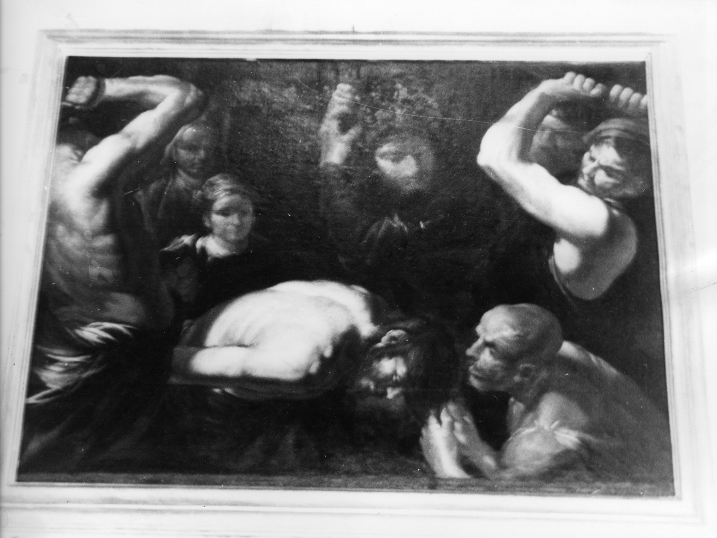 flagellazione di Cristo (dipinto, opera isolata) di Assereto Gioacchino (scuola) (primo quarto sec. XVII)