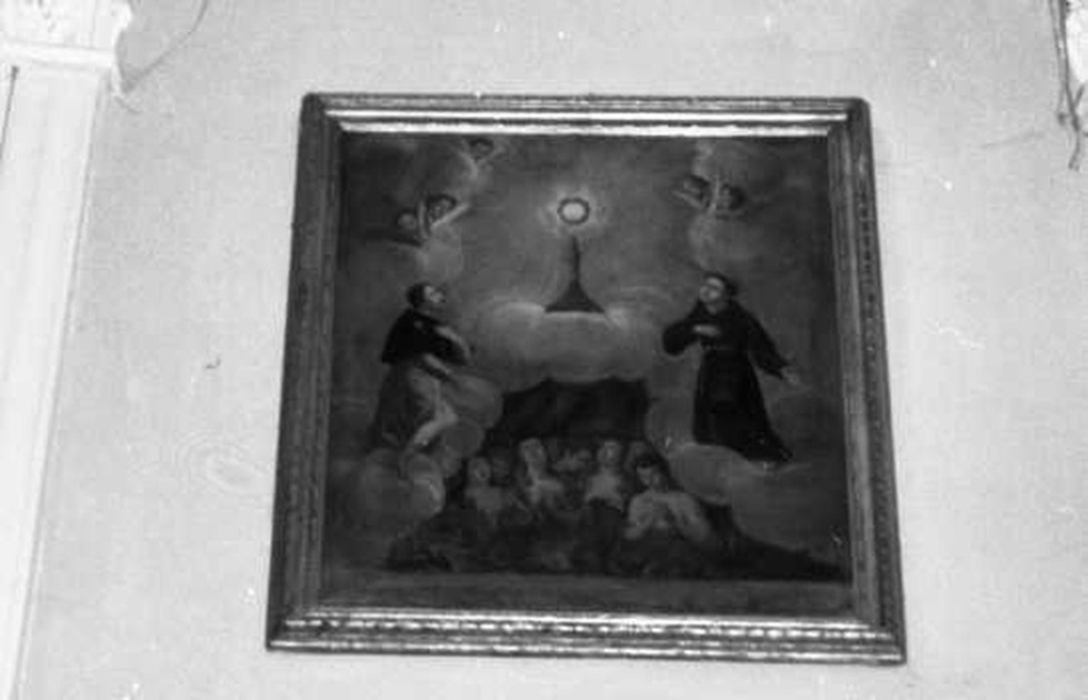 anime del purgatorio che invocano il Sacro Cuore di Gesù (dipinto, opera isolata) - ambito ligure (inizio sec. XX)