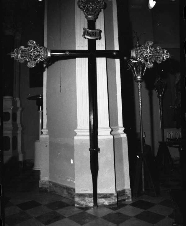 croce processionale, opera isolata - ambito ligure (fine/inizio secc. XIX/ XX)