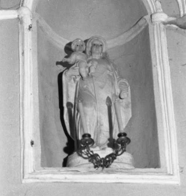 Madonna con Bambino (statua, opera isolata) - ambito ligure (sec. XVIII)