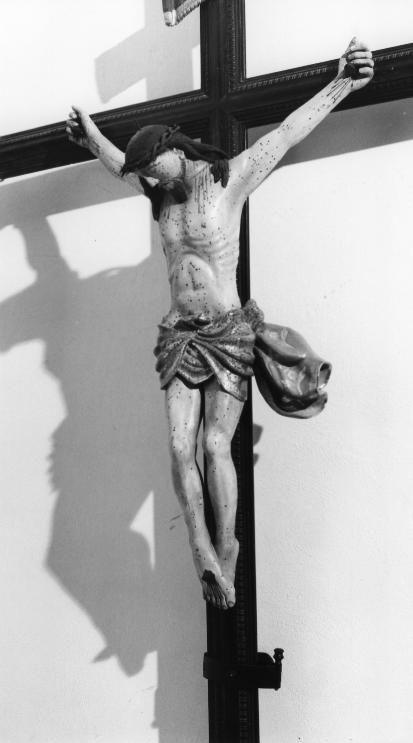 crocifisso, opera isolata - ambito ligure-toscano (inizio sec. XVI)