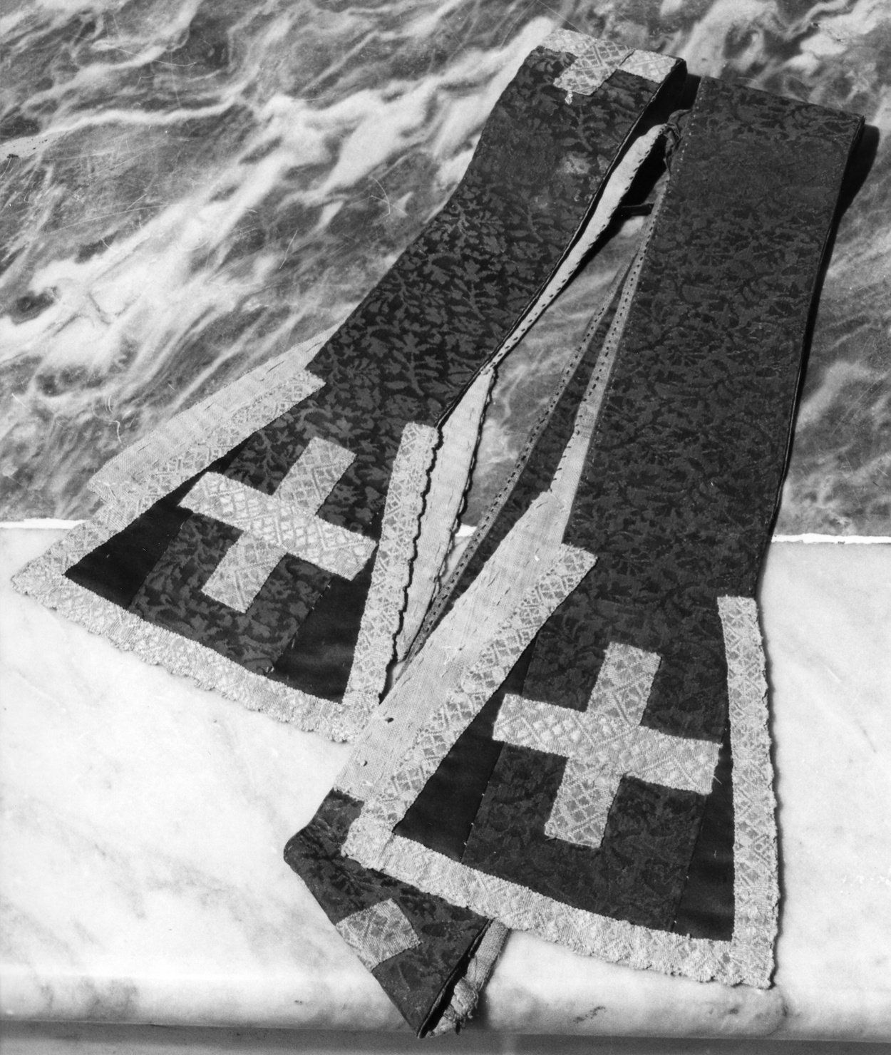 stola, opera isolata - manifattura ligure (metà sec. XVIII)