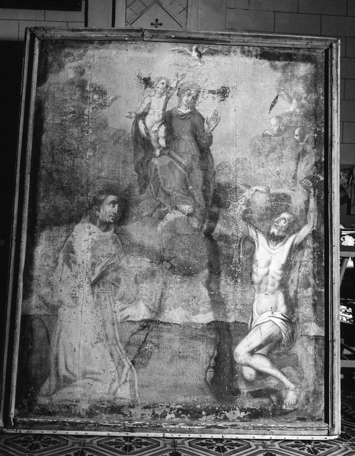 Madonna con Bambino e Santi (dipinto, opera isolata) - ambito ligure (primo quarto sec. XVIII)