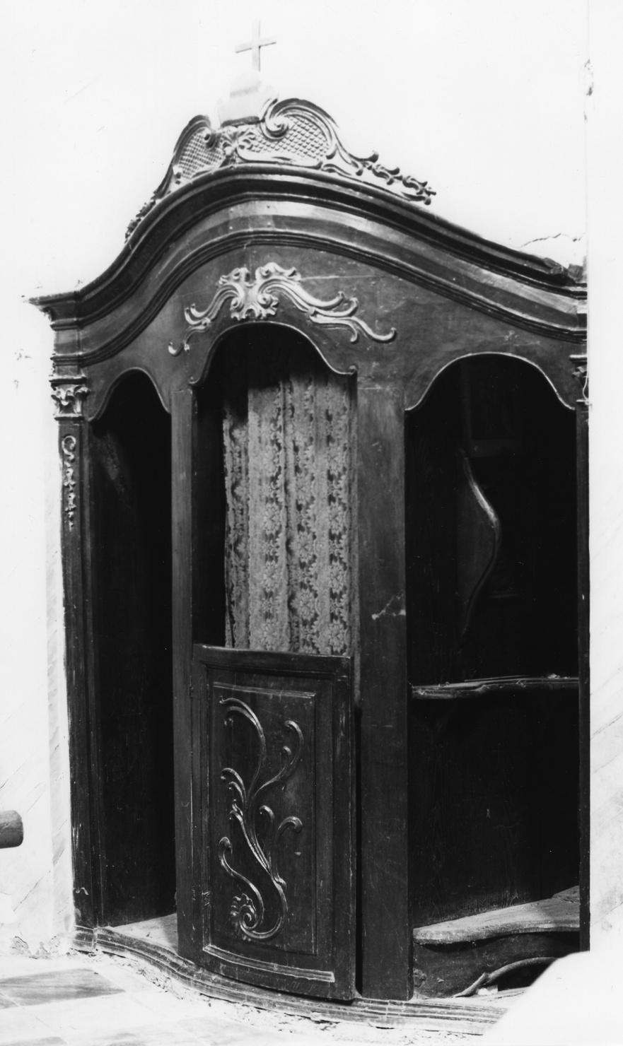 confessionale, opera isolata - bottega ligure (seconda metà sec. XVIII)