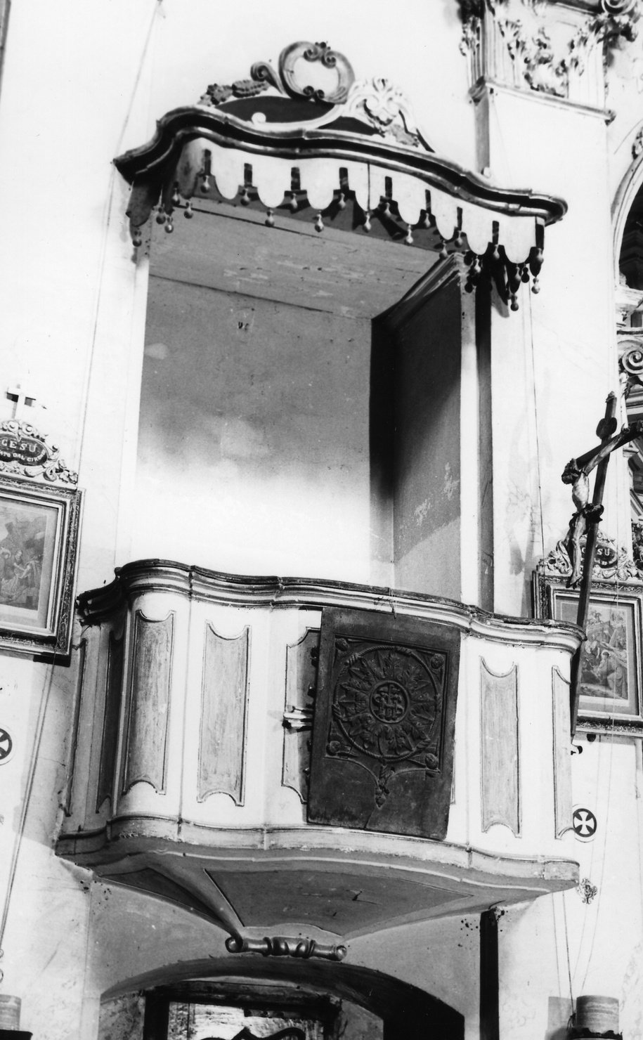 pulpito, opera isolata - bottega ligure (prima metà sec. XVIII)