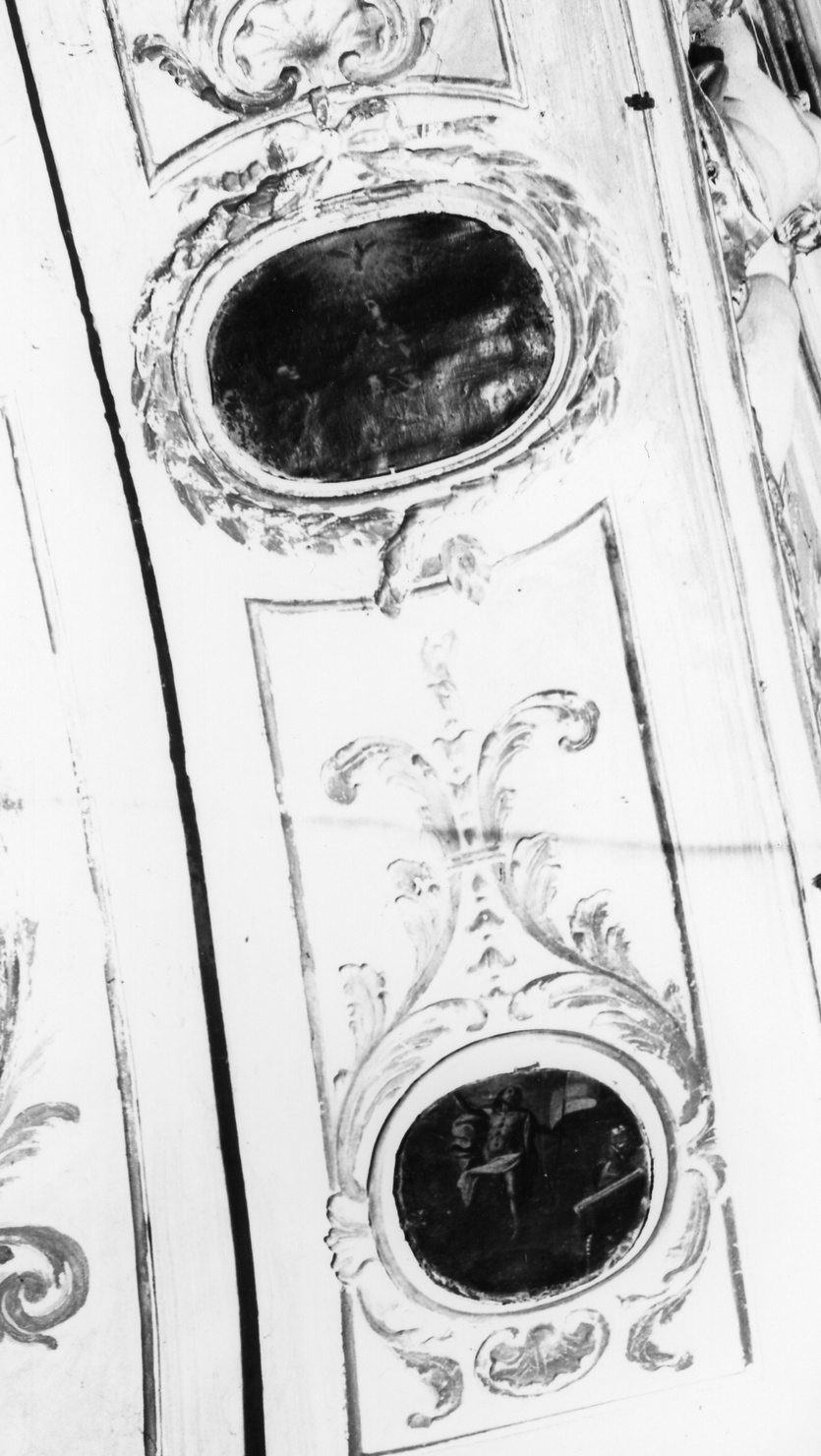 MISTERO DEL ROSARIO, Cristo risorto (dipinto, ciclo) di Cambiaso Luca detto Luchetto (cerchia) (prima metà sec. XVII)