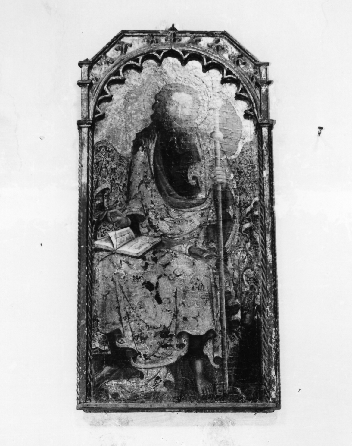 SAN GIACOMO MAGGIORE, San Giacomo il Maggiore (dipinto, opera isolata) di Taddeo di Bartolo (scuola) (fine/inizio secc. XIV/ XV)