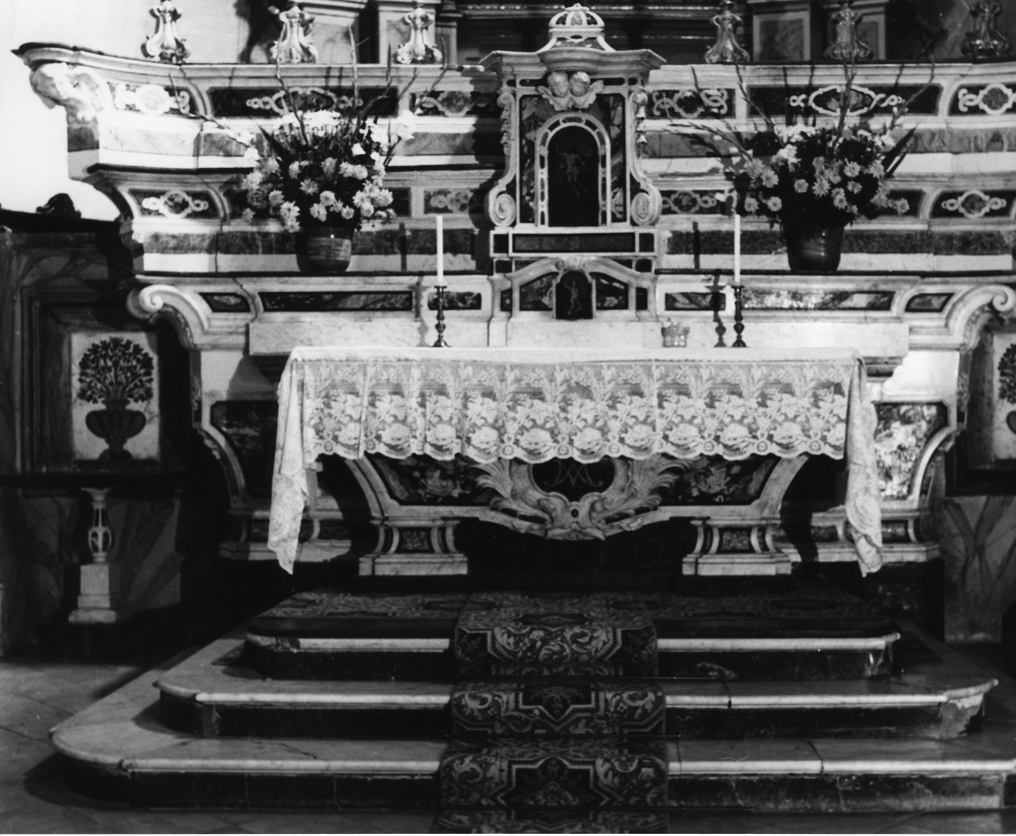 altare maggiore, opera isolata - bottega ligure (seconda metà sec. XVIII)