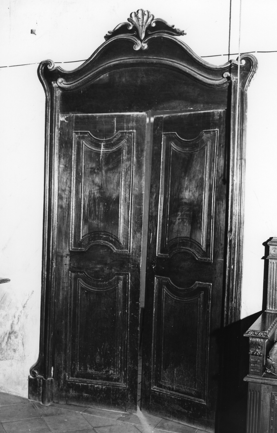porta - a due battenti, opera isolata - bottega ligure (metà sec. XVIII)