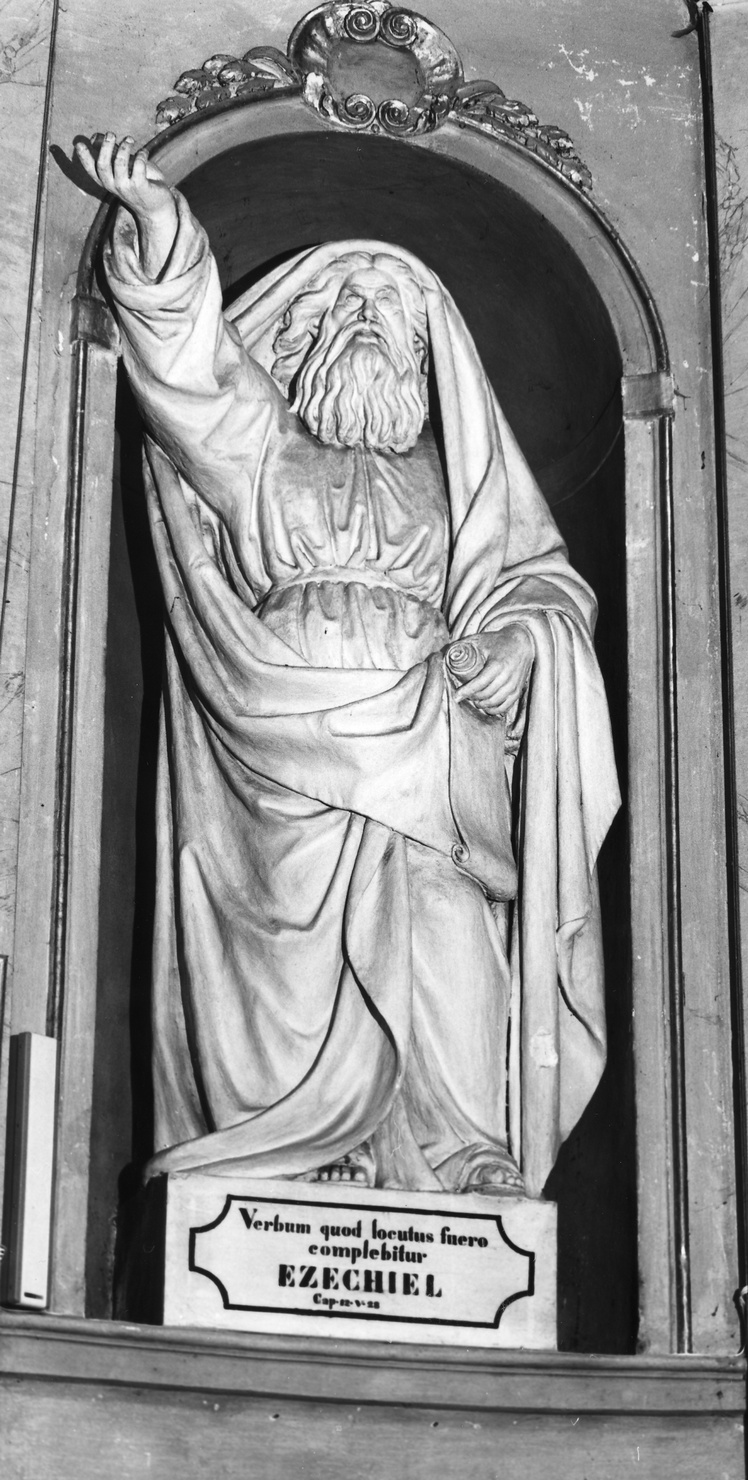 Ezechiele (statua, opera isolata) - bottega ligure (fine/inizio secc. XIX/ XX)