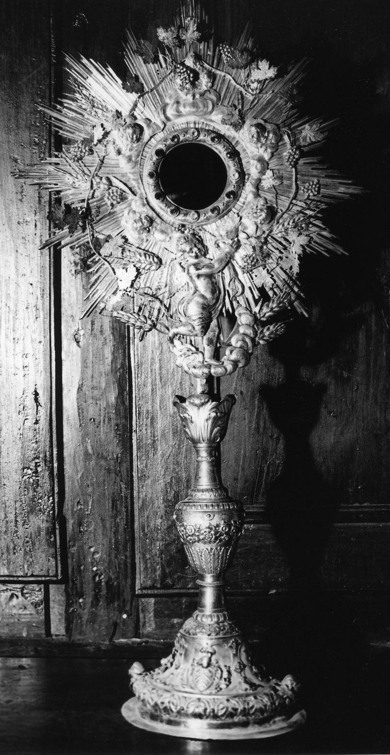 ostensorio, opera isolata - bottega ligure (sec. XIX)