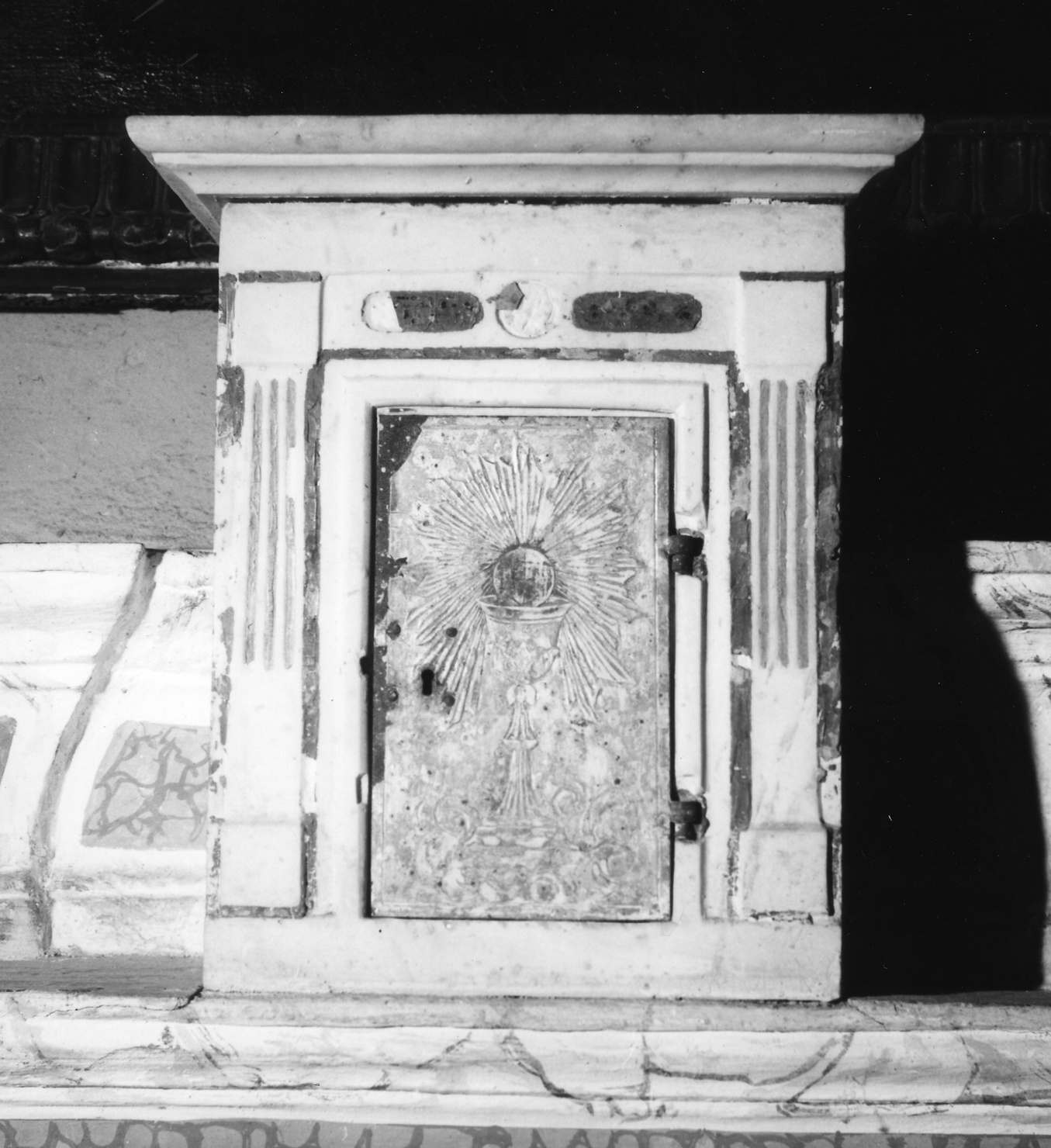 sportello di tabernacolo, opera isolata - bottega ligure (sec. XIX)