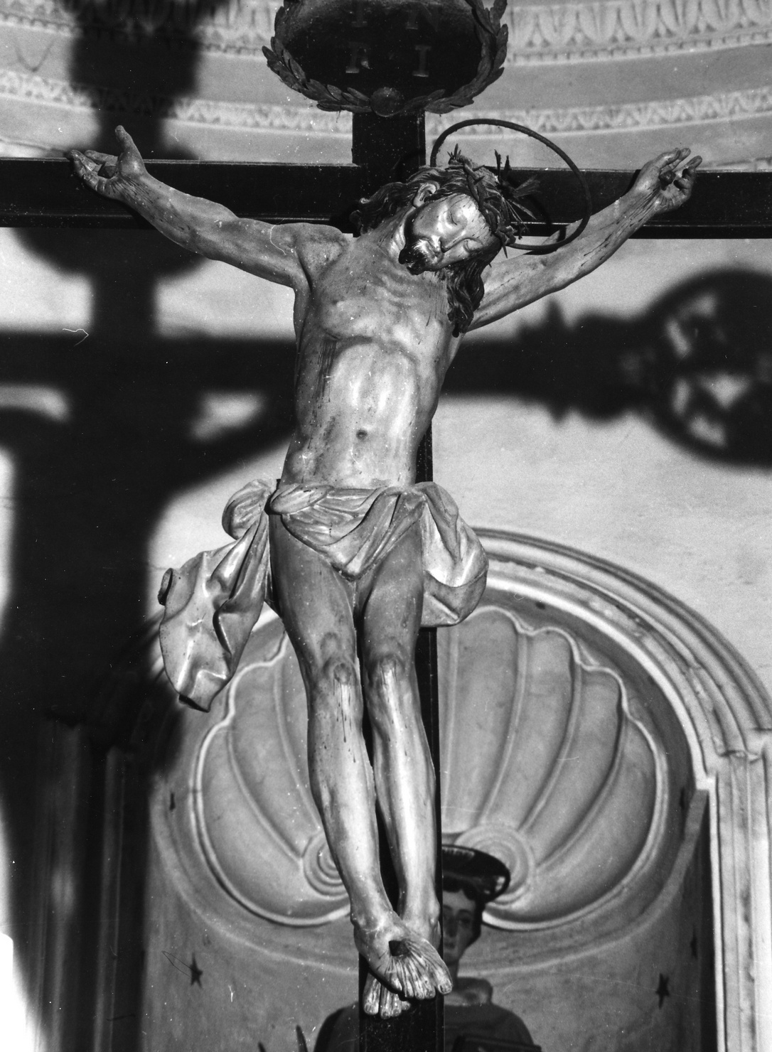 Cristo crocifisso (scultura, opera isolata) - ambito ligure (primo quarto sec. XVIII)