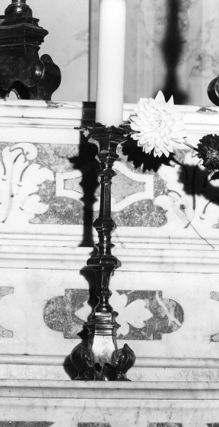 candelabro, serie - ambito ligure (prima metà sec. XX)