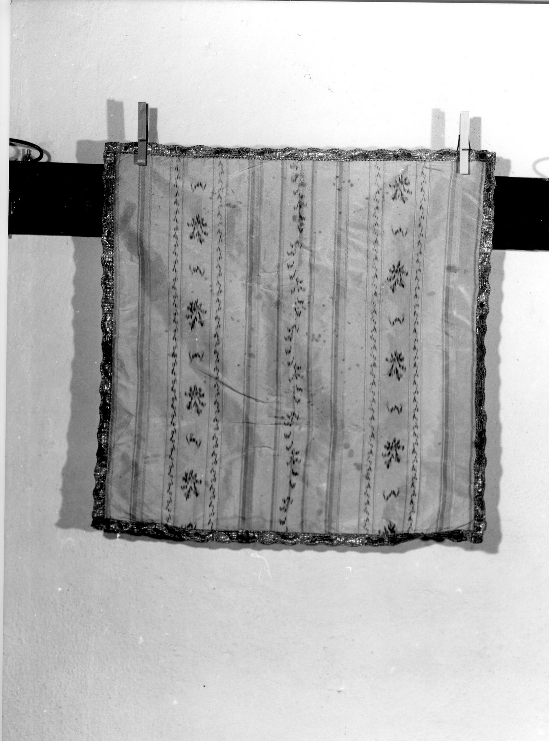 velo, elemento d'insieme - manifattura ligure (ultimo quarto sec. XVIII)