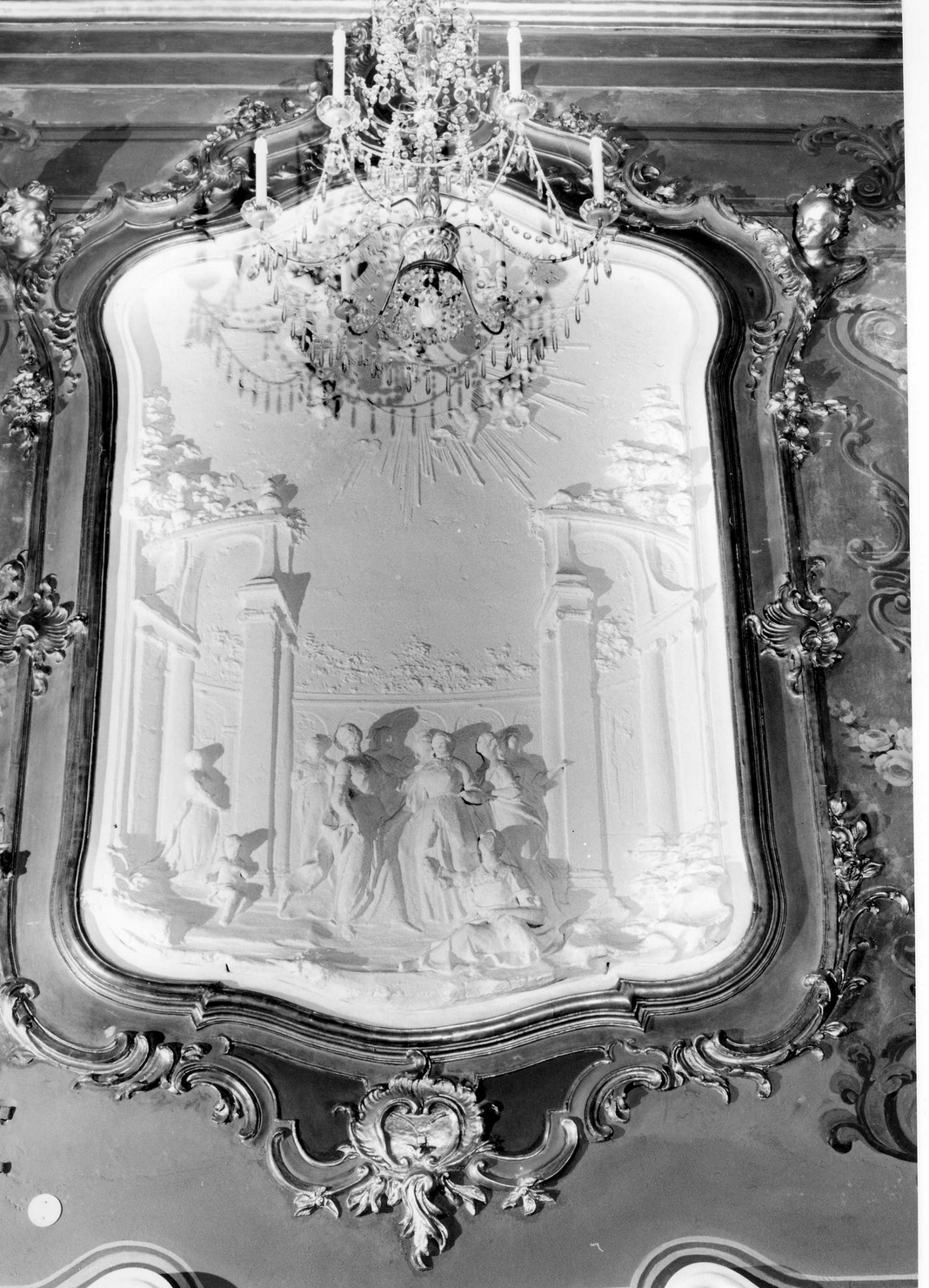 ROSA MISTICA (rilievo, elemento d'insieme) - bottega liguro-lombarda (sec. XVIII)