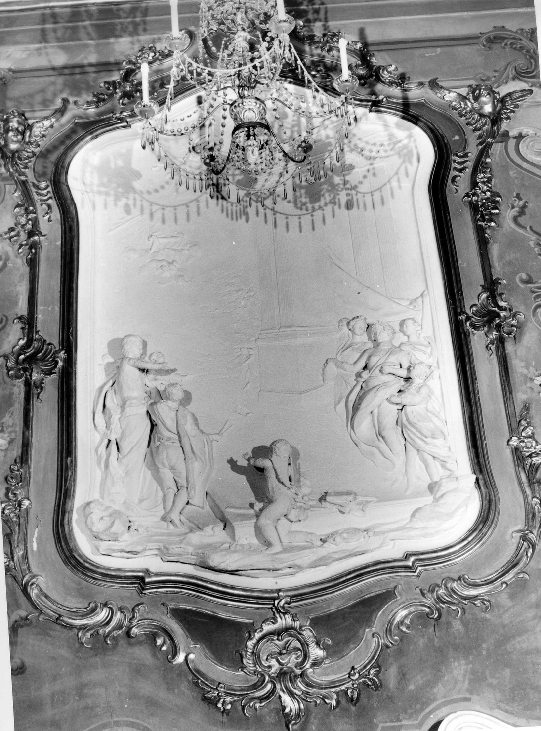 SEDES SAPIENTIAE (rilievo, elemento d'insieme) - bottega liguro-lombarda (sec. XVIII)