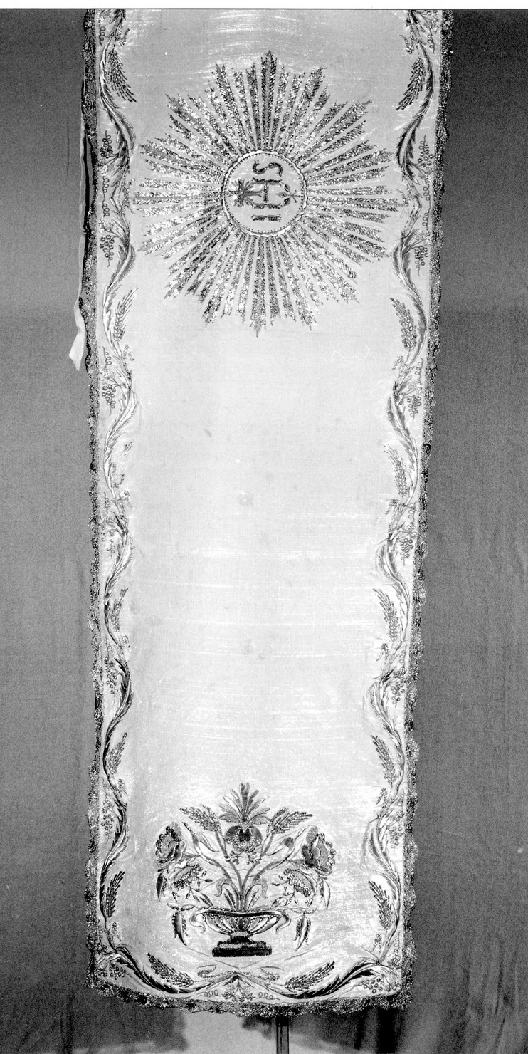 velo omerale, opera isolata - manifattura italiana (primo quarto sec. XIX)