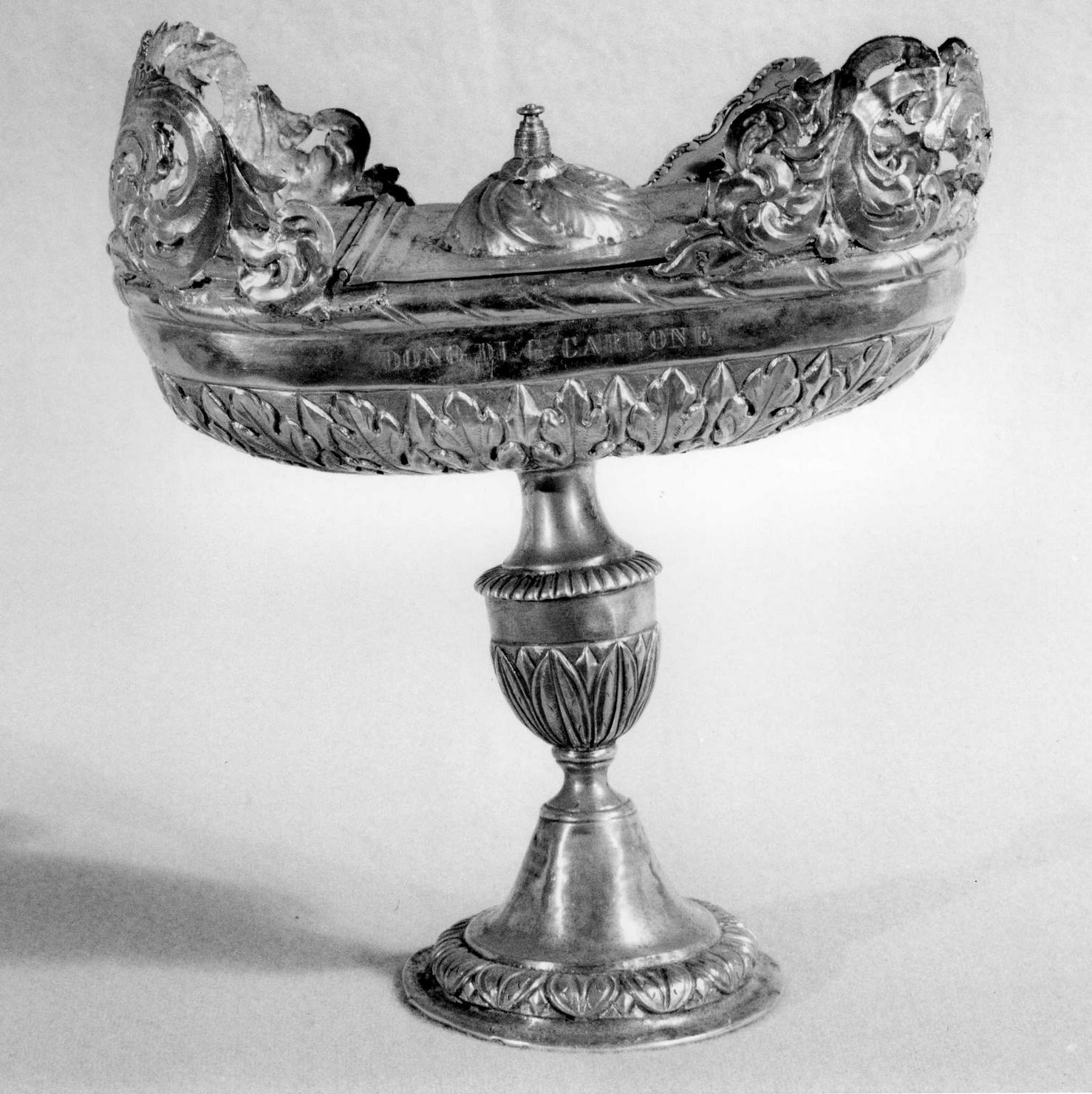 navicella portaincenso, opera isolata - bottega genovese (prima metà sec. XIX)