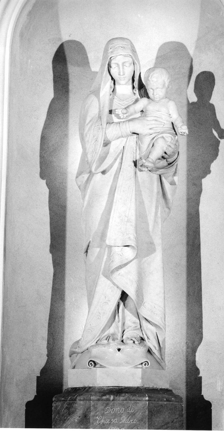 Madonna con Bambino (scultura, opera isolata) - bottega ligure (sec. XX)