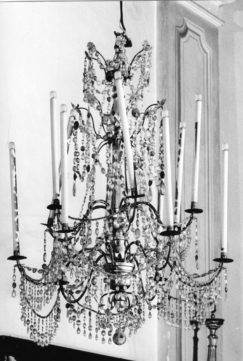 lampadario, serie - produzione ligure (seconda metà sec. XIX)