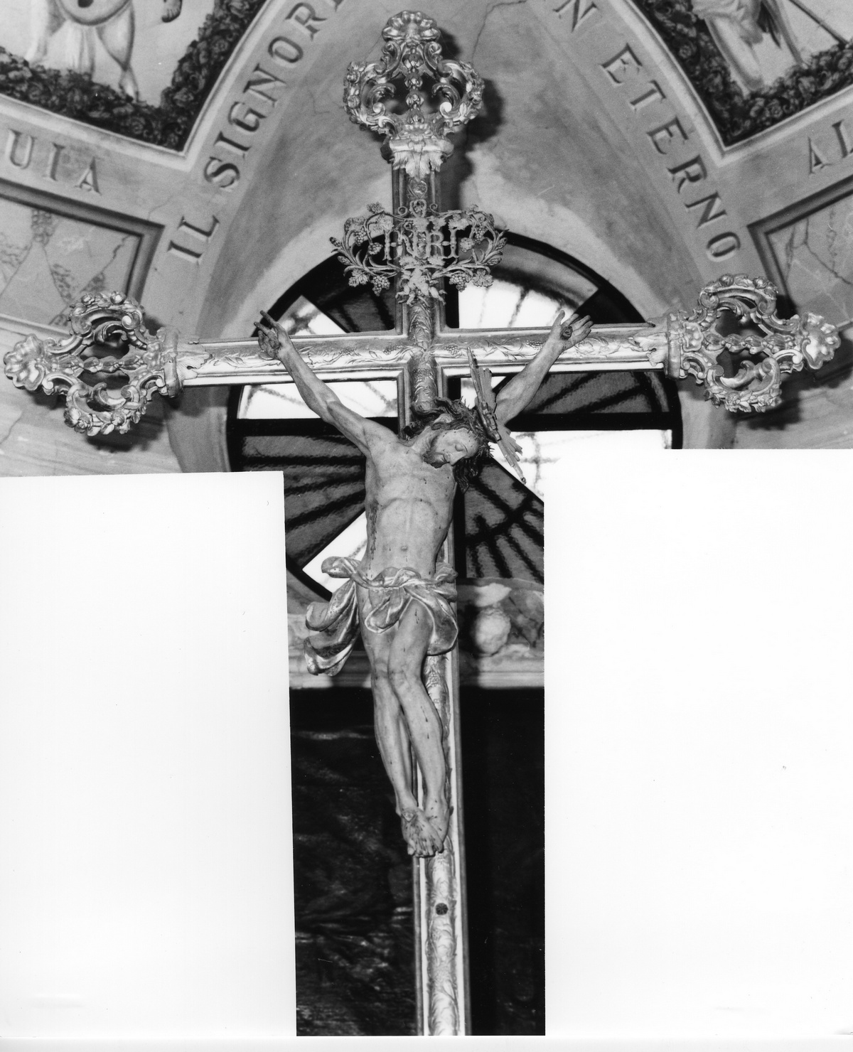 crocifisso, opera isolata - bottega ligure (fine/inizio sec. XVIII, secc. XIX/ XX)