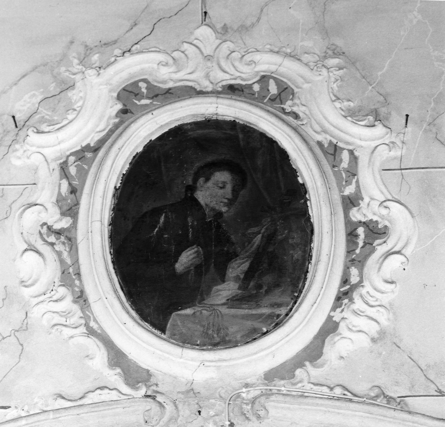 San Luigi Gonzaga (dipinto, opera isolata) - ambito ligure (sec. XVIII)