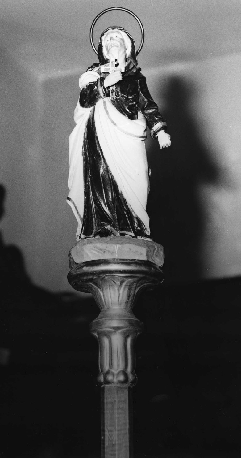 Santa Monica (mazza processionale, opera isolata) - ambito ligure (sec. XIX)