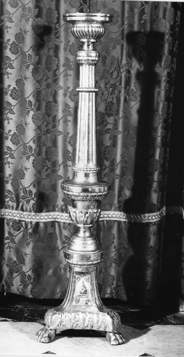 Simboli di Sant'Agostino (candeliere, serie) - ambito ligure (sec. XIX)