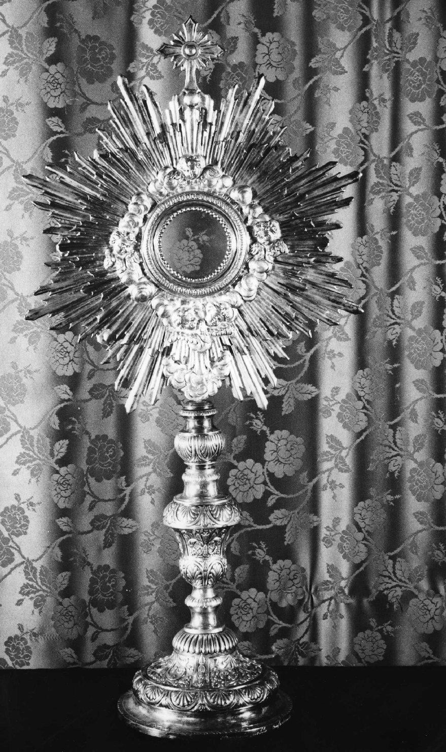 ostensorio - a raggiera - produzione ligure (sec. XIX)