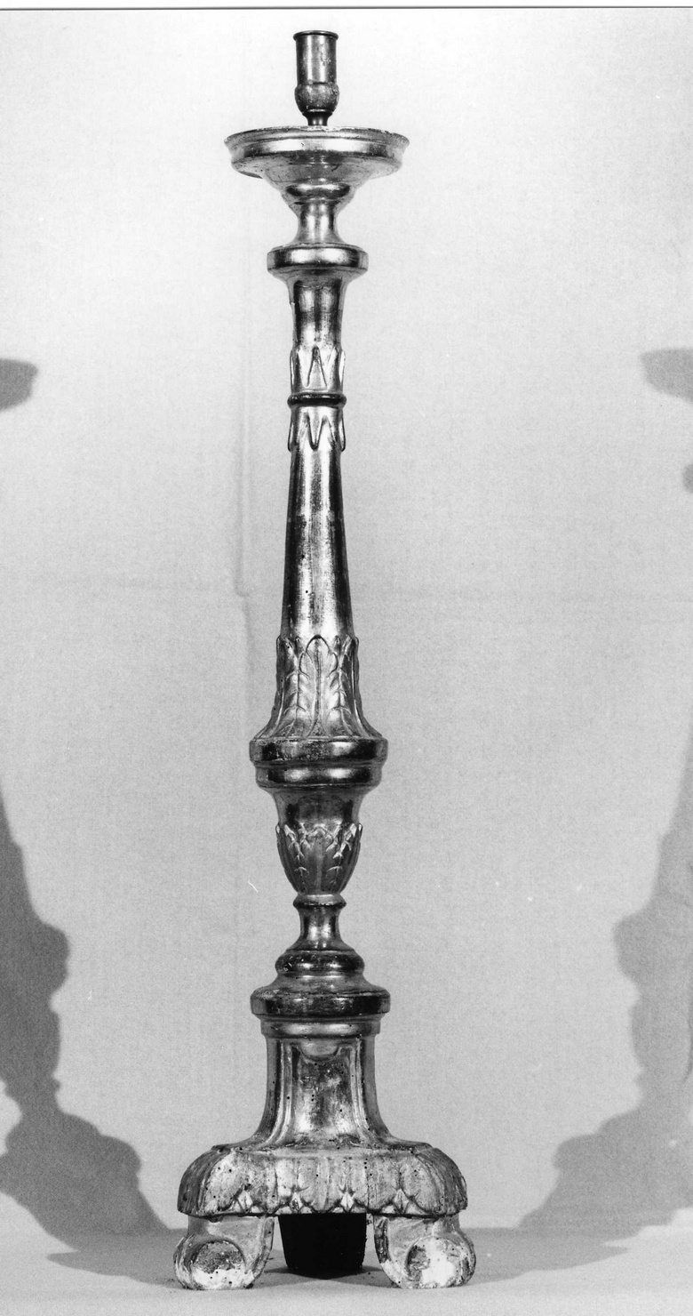 candeliere, serie - bottega ligure (prima metà sec. XIX)