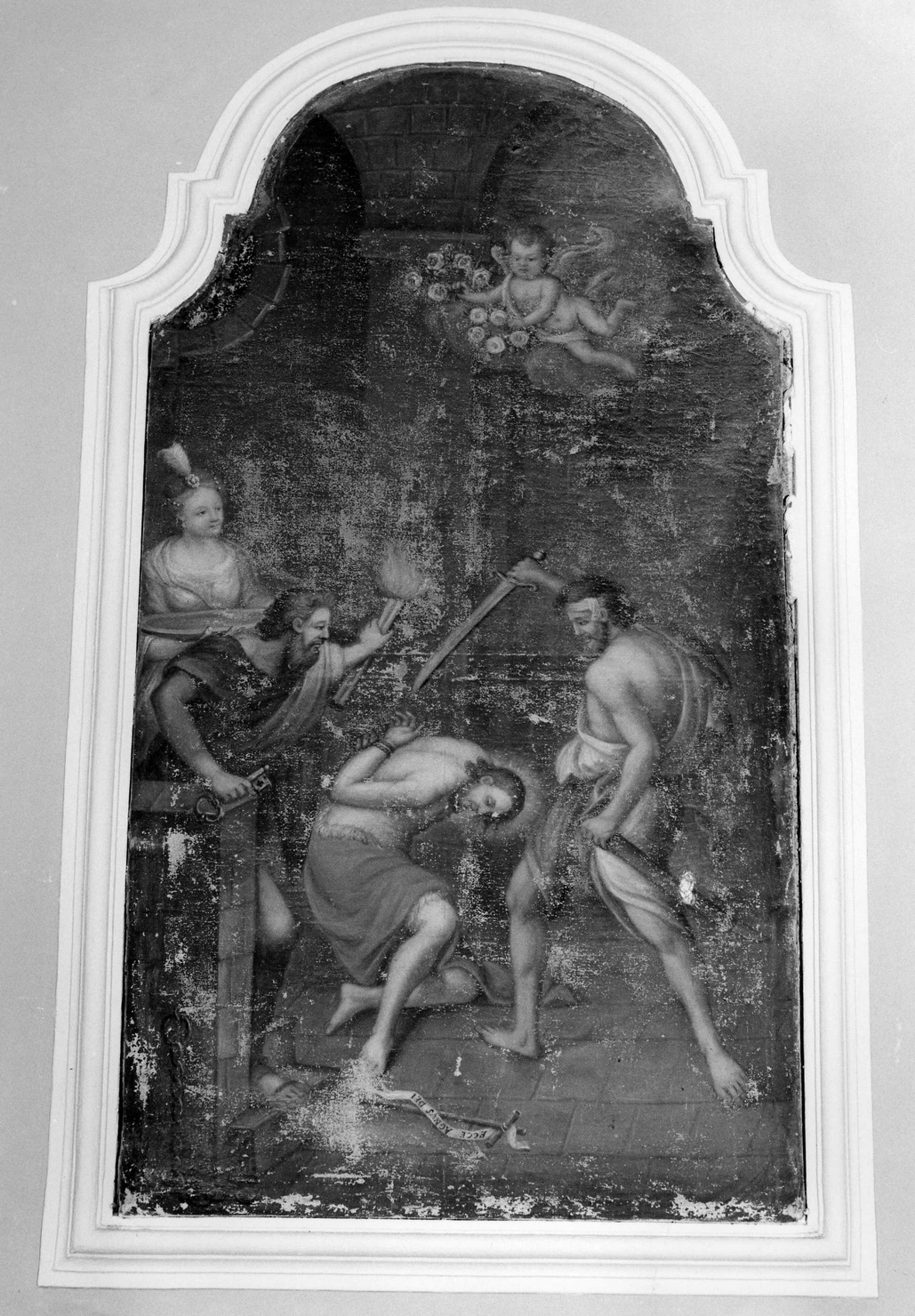 decapitazione di San Giovanni Battista (dipinto, opera isolata) - ambito ligure (seconda metà sec. XVII)