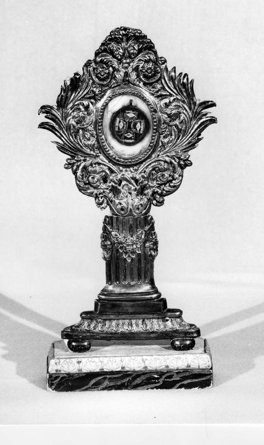 reliquiario, opera isolata - bottega ligure (primo quarto sec. XIX)