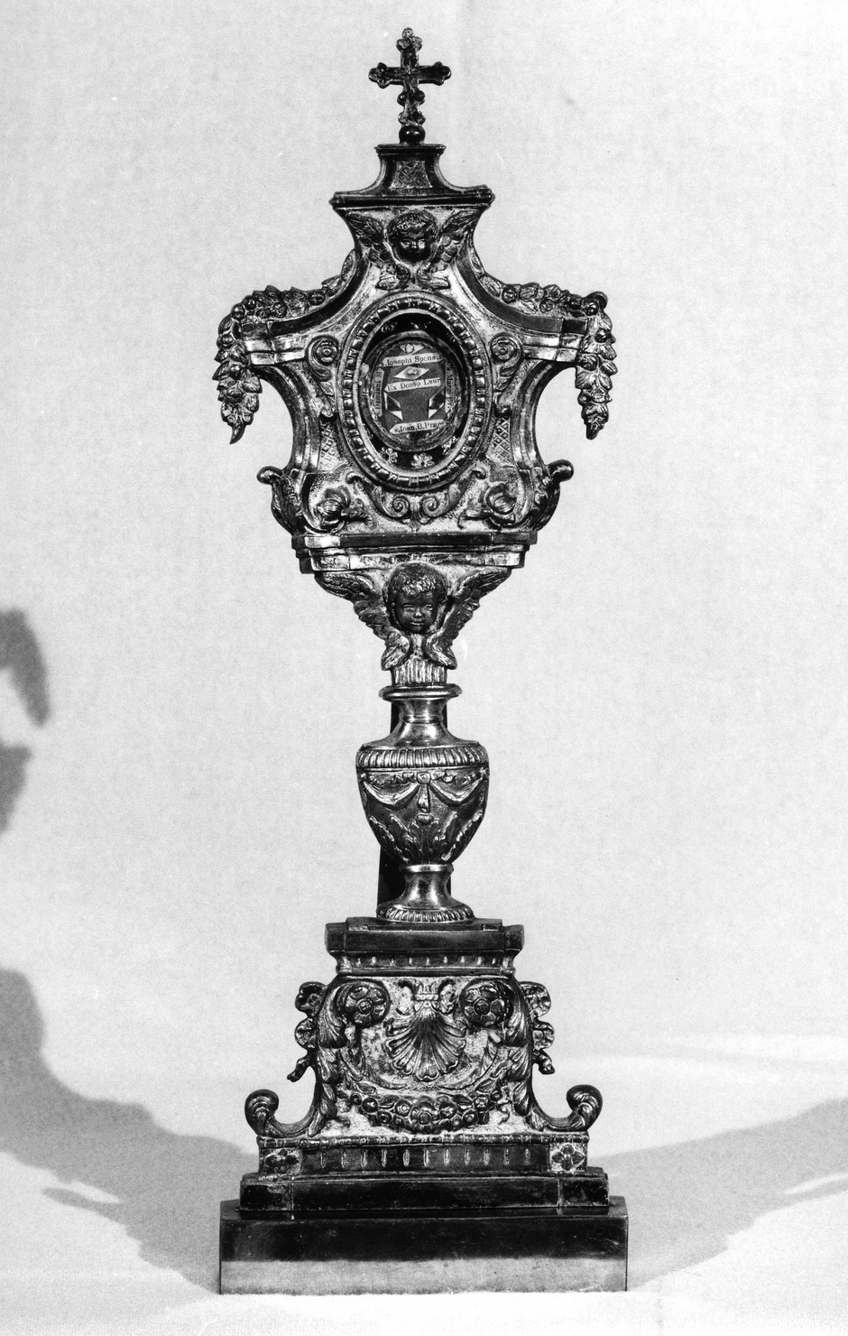 reliquiario - a ostensorio, opera isolata - bottega ligure (seconda metà sec. XIX)