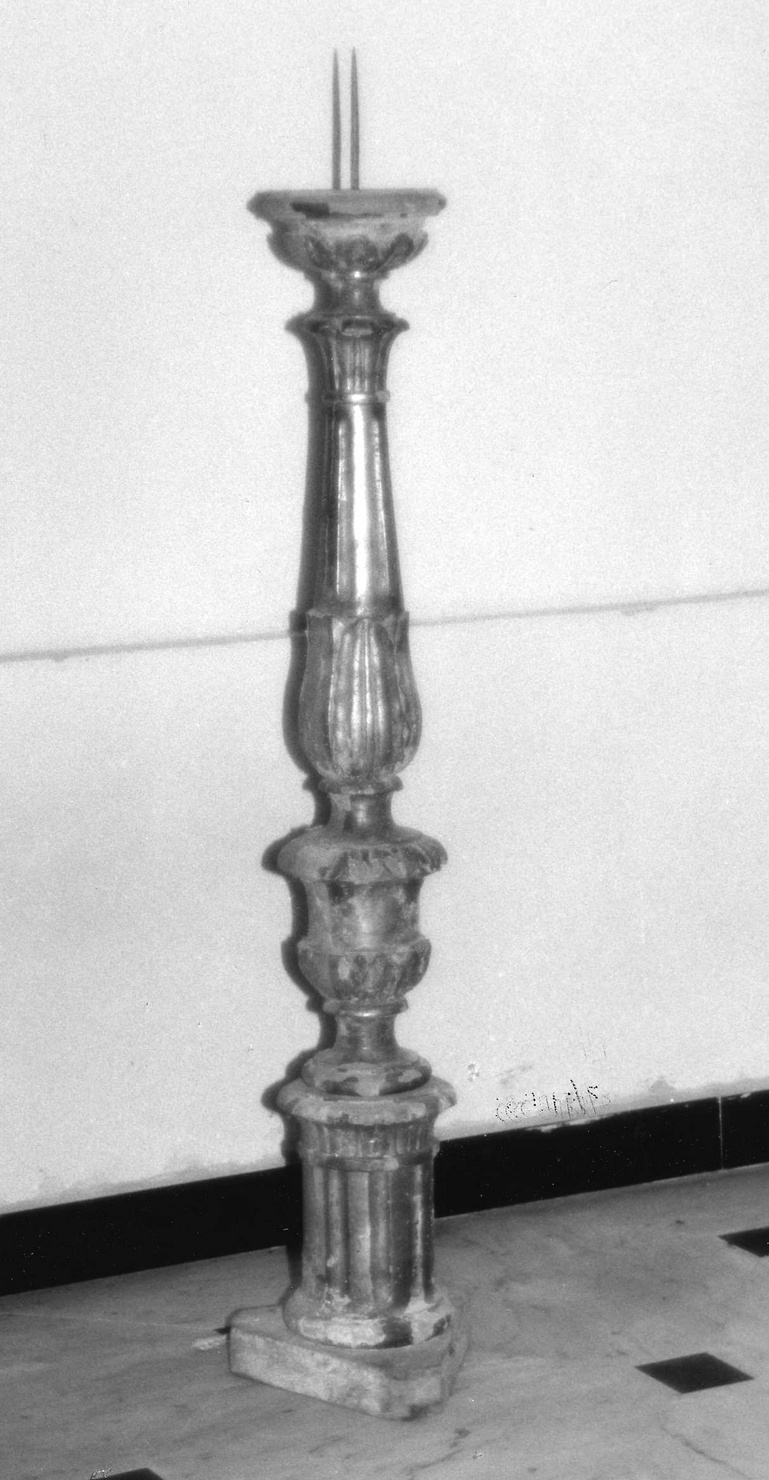 candeliere, serie - bottega ligure (ultimo quarto sec. XVIII)