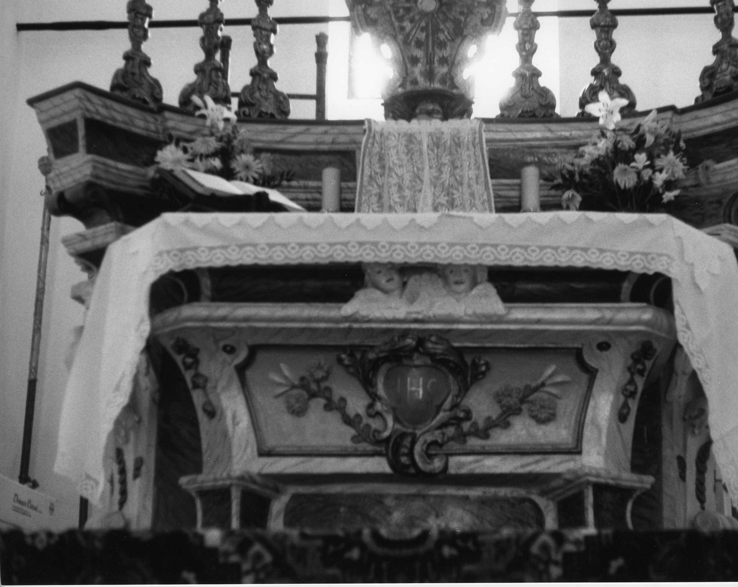altare maggiore, opera isolata - bottega ligure (primo quarto sec. XVIII)