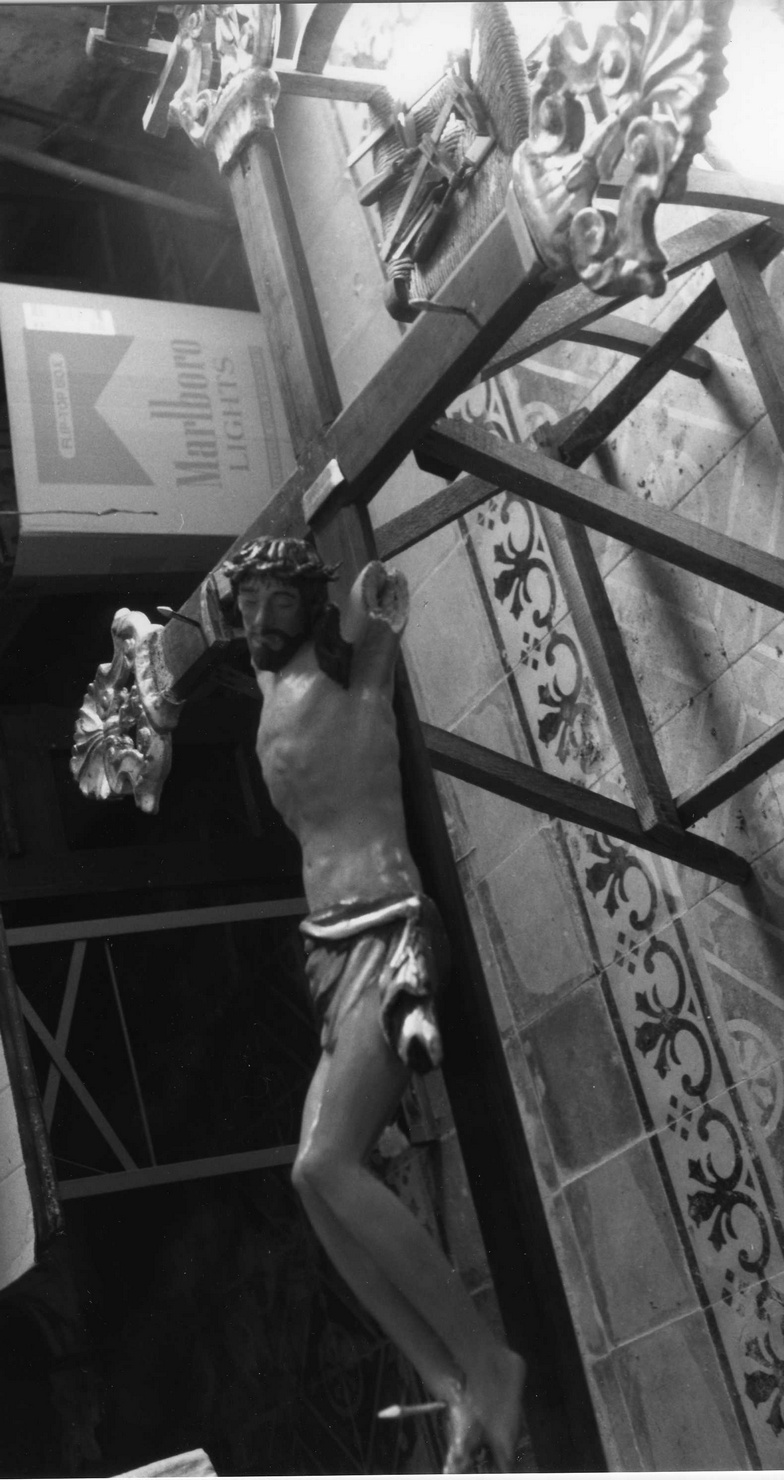 crocifisso, opera isolata - bottega ligure (seconda metà sec. XIX)