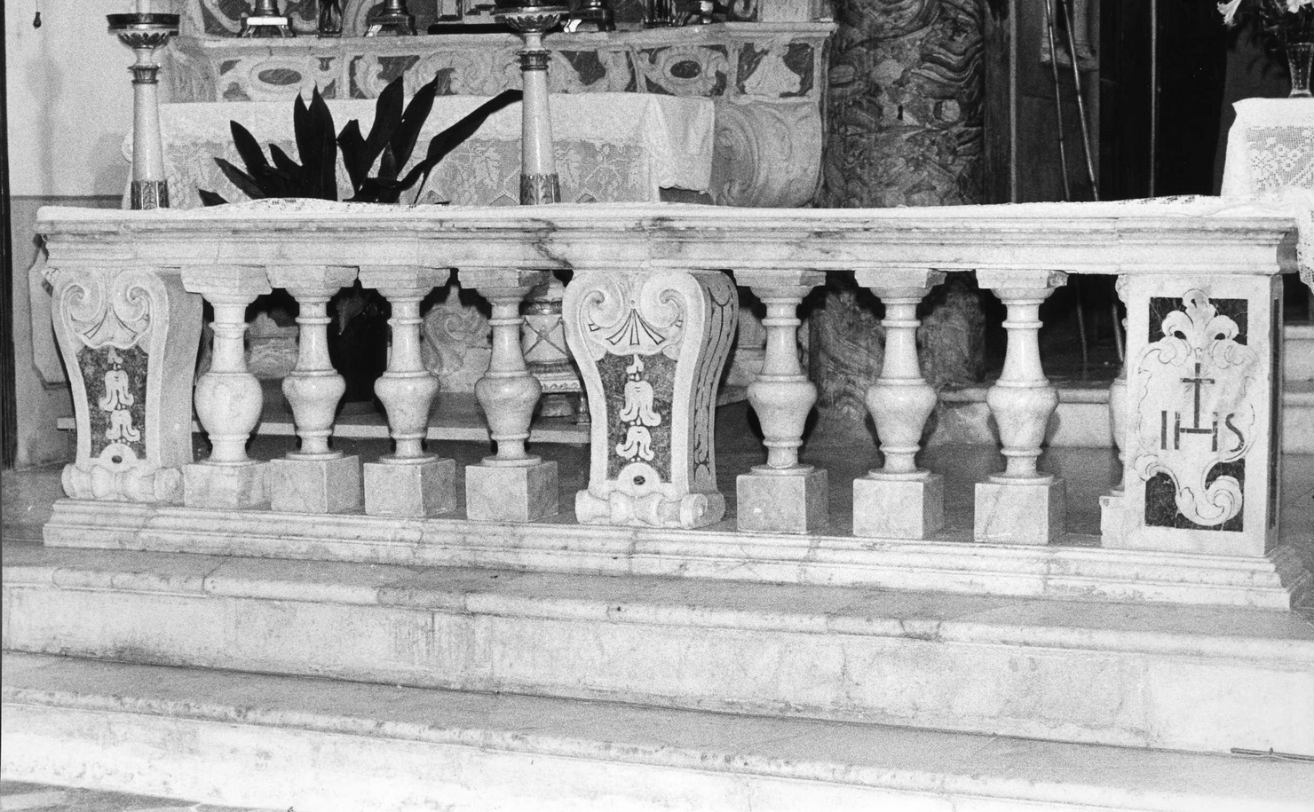 balaustrata, serie - bottega ligure (sec. XVII)