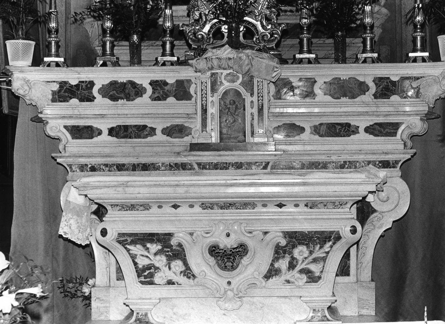 altare maggiore, opera isolata di Mazzetti Andrea (sec. XVIII)