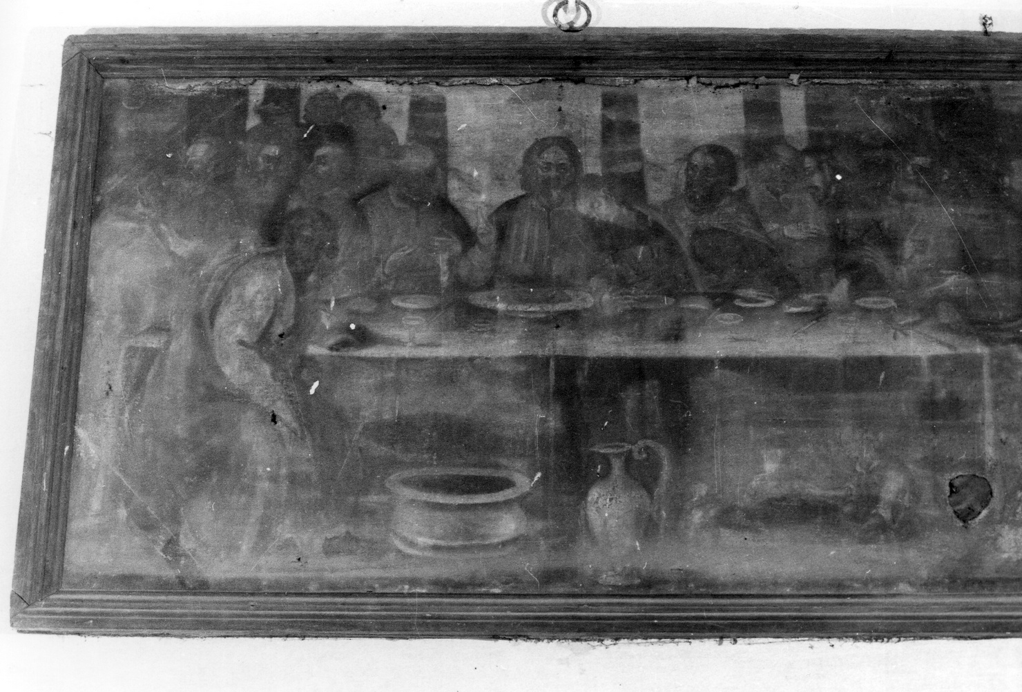 ultima cena (dipinto, opera isolata) - ambito ligure (sec. XVII)