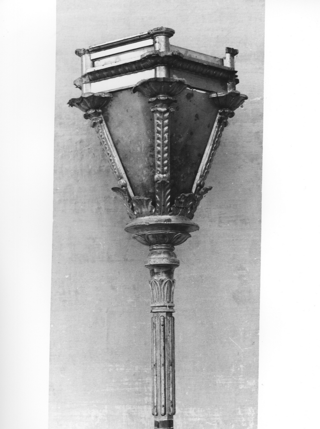 lanterna processionale, serie - bottega ligure (sec. XIX)