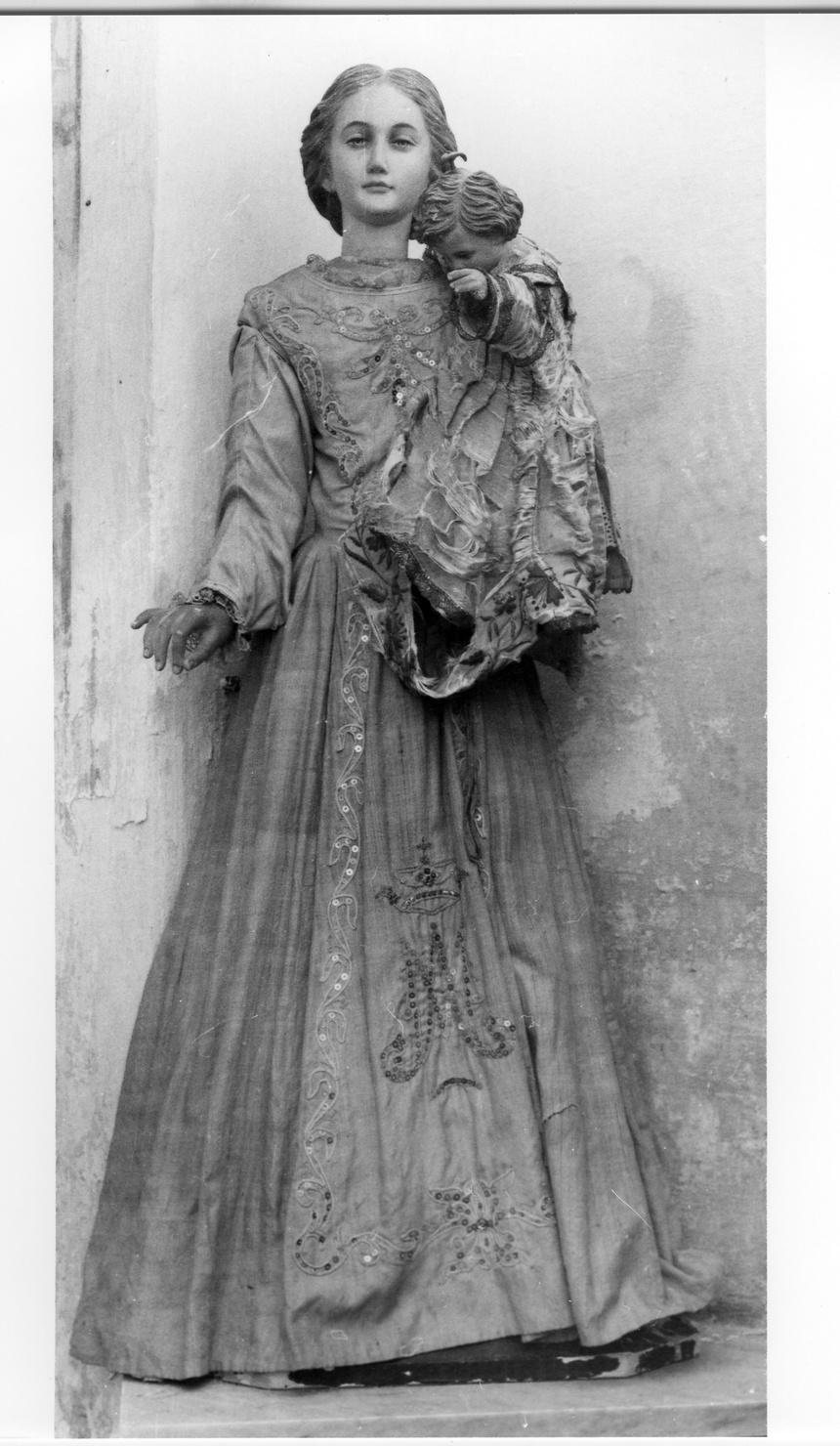Madonna con Bambino (statua, opera isolata) - bottega ligure (prima metà sec. XX)