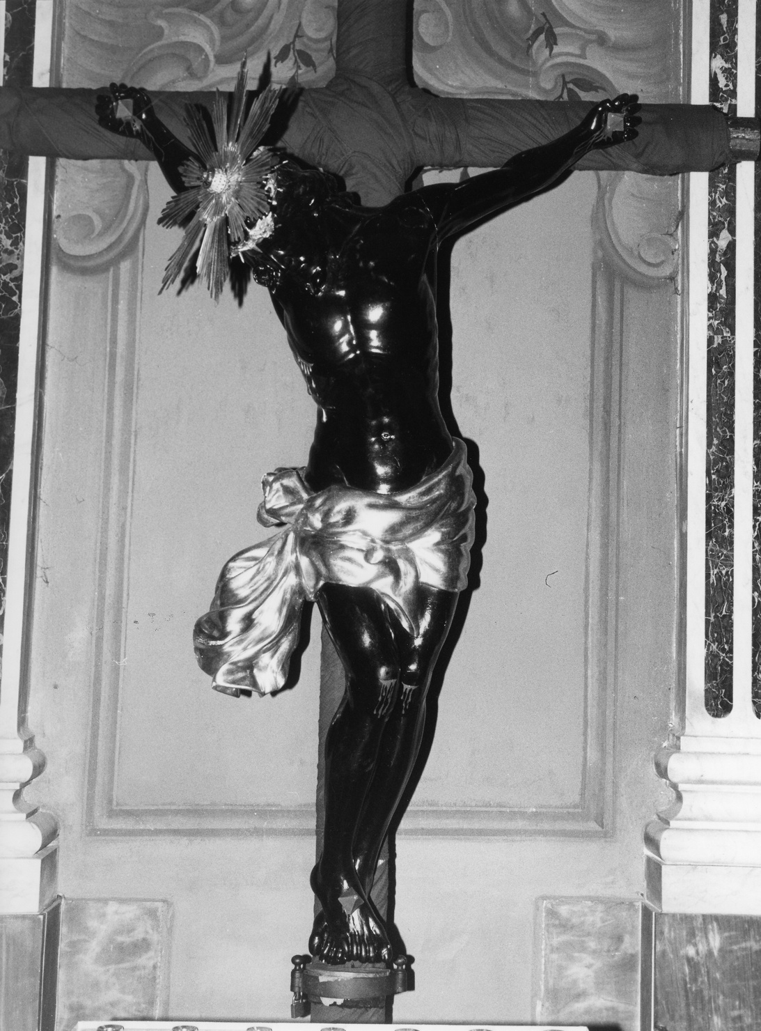 Cristo (croce processionale, opera isolata) - bottega ligure (secondo quarto sec. XVIII)