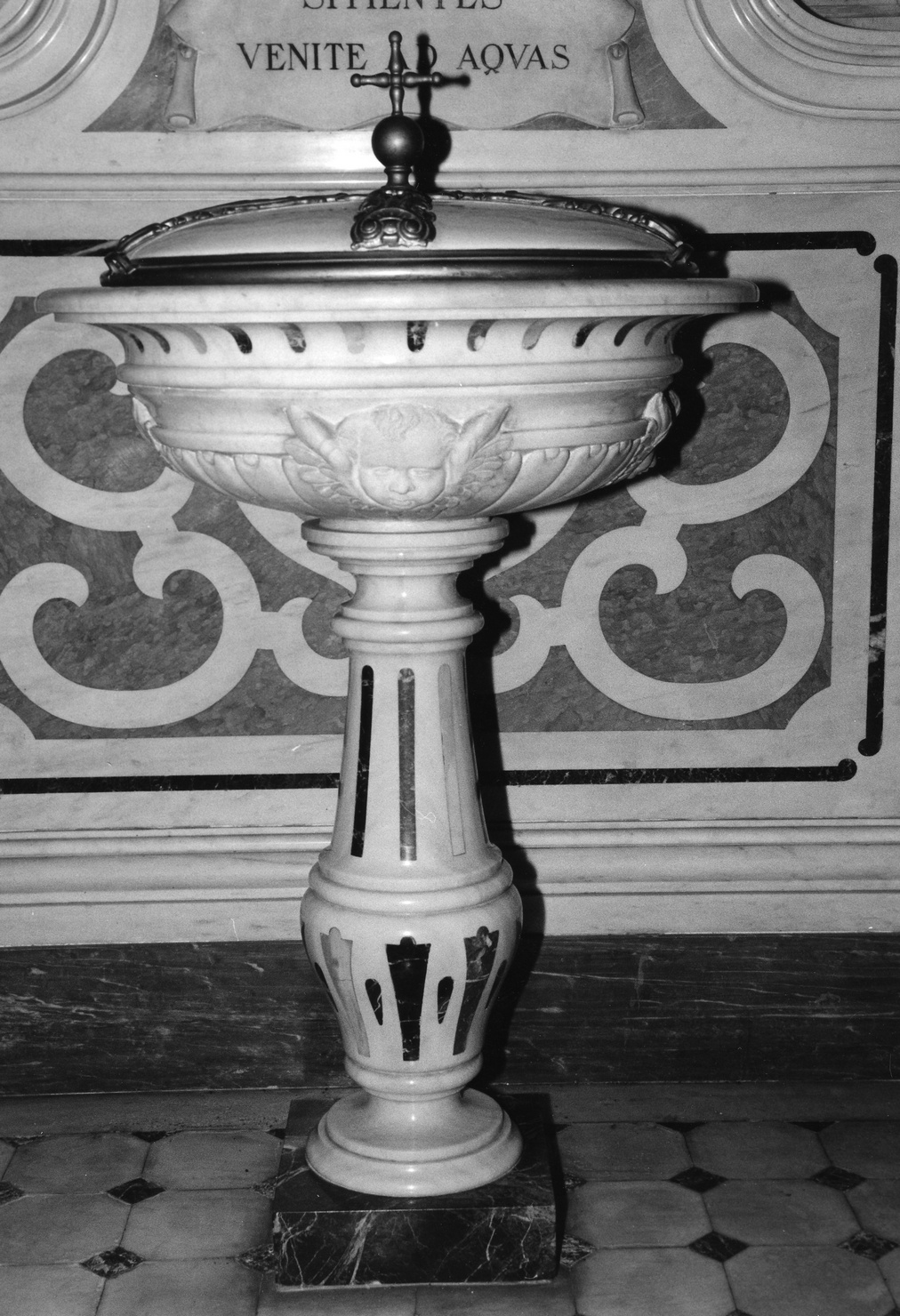 fonte battesimale, opera isolata - ambito ligure (secc. XIX/ XX)