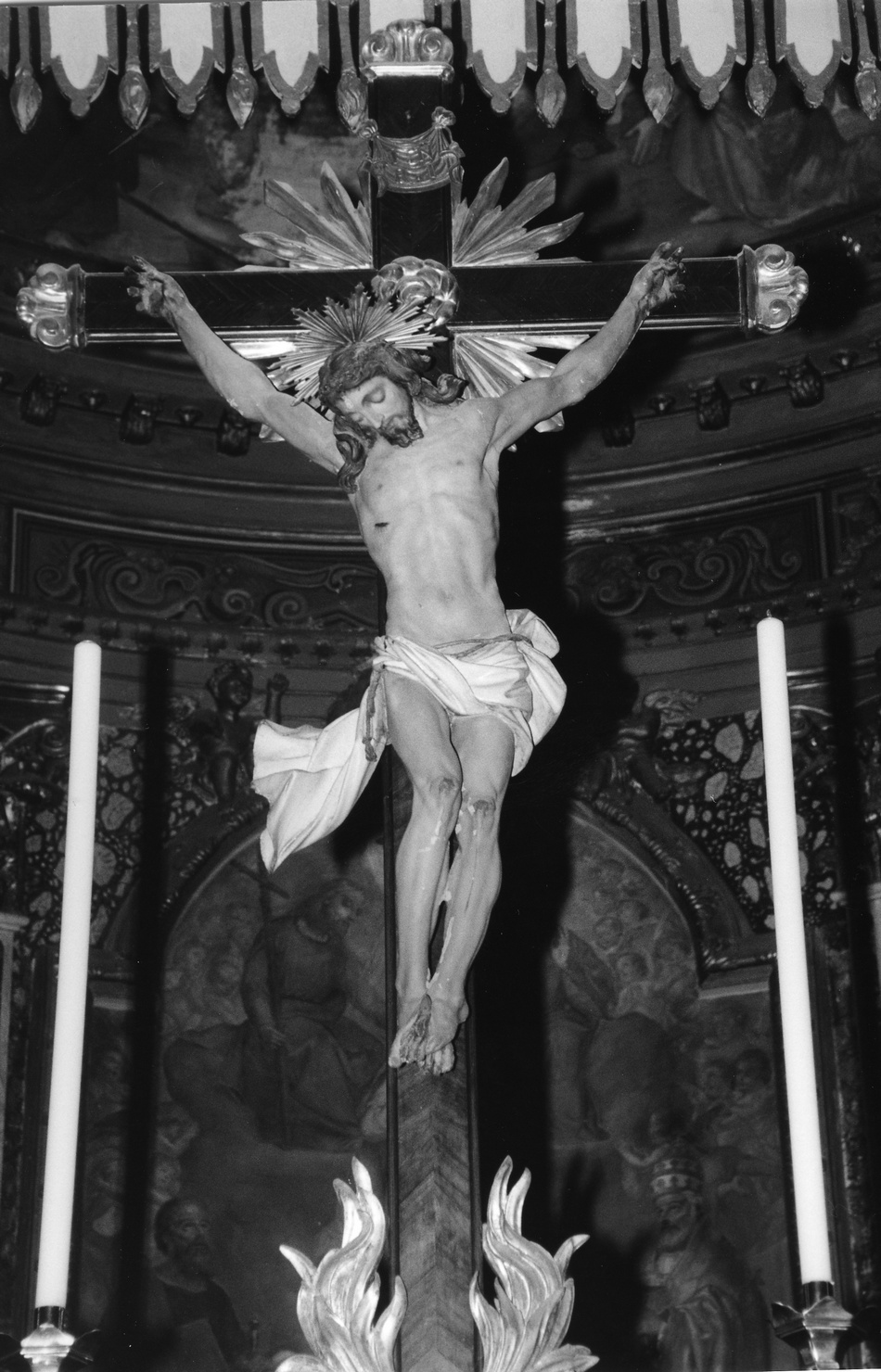 crocifisso, opera isolata - bottega ligure (terzo quarto, prima metà sec. XVIII, sec. XX)