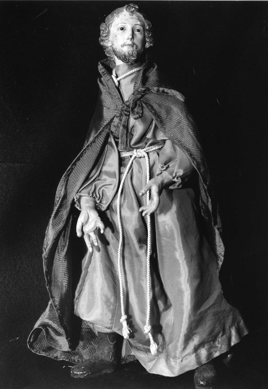 San Giuseppe (statuetta di presepio, elemento d'insieme) - manifattura napoletana (primo quarto sec. XIX)