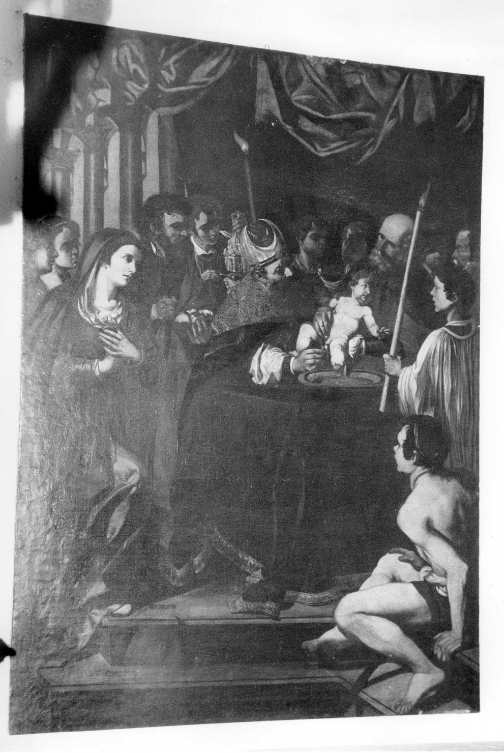 circoncisione di Gesù Bambino (dipinto, opera isolata) - ambito ligure (inizio sec. XVII)