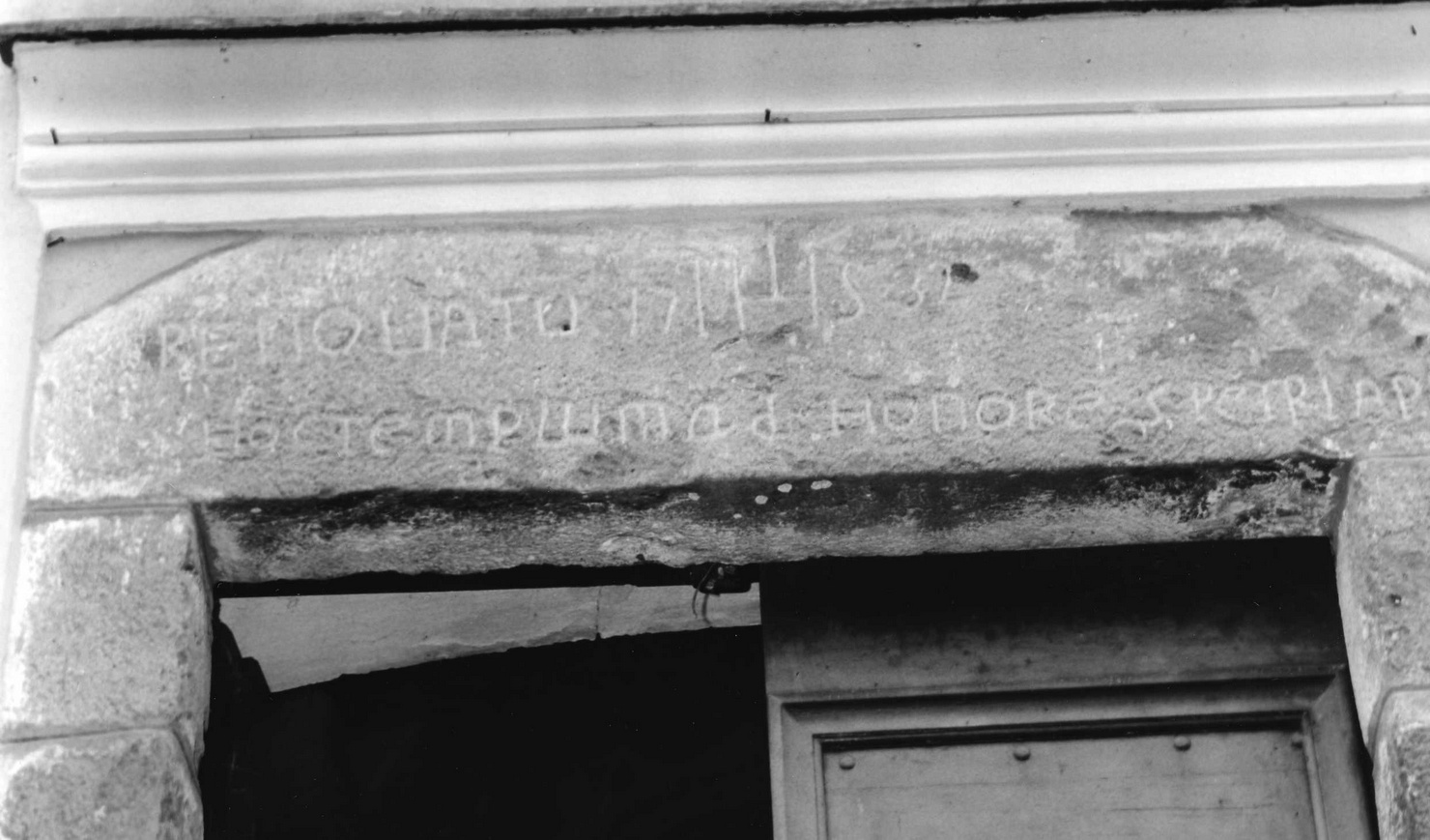 architrave, opera isolata - bottega ligure (secondo quarto sec. XVIII)